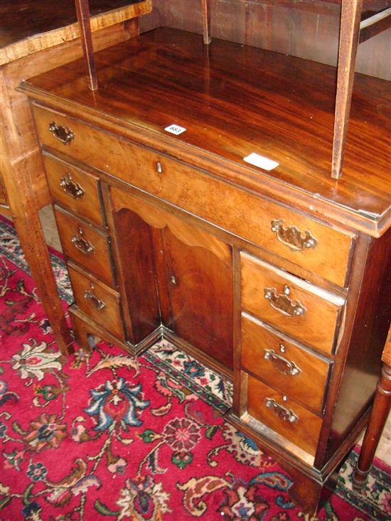 Georgian mahogany  kneehole desk